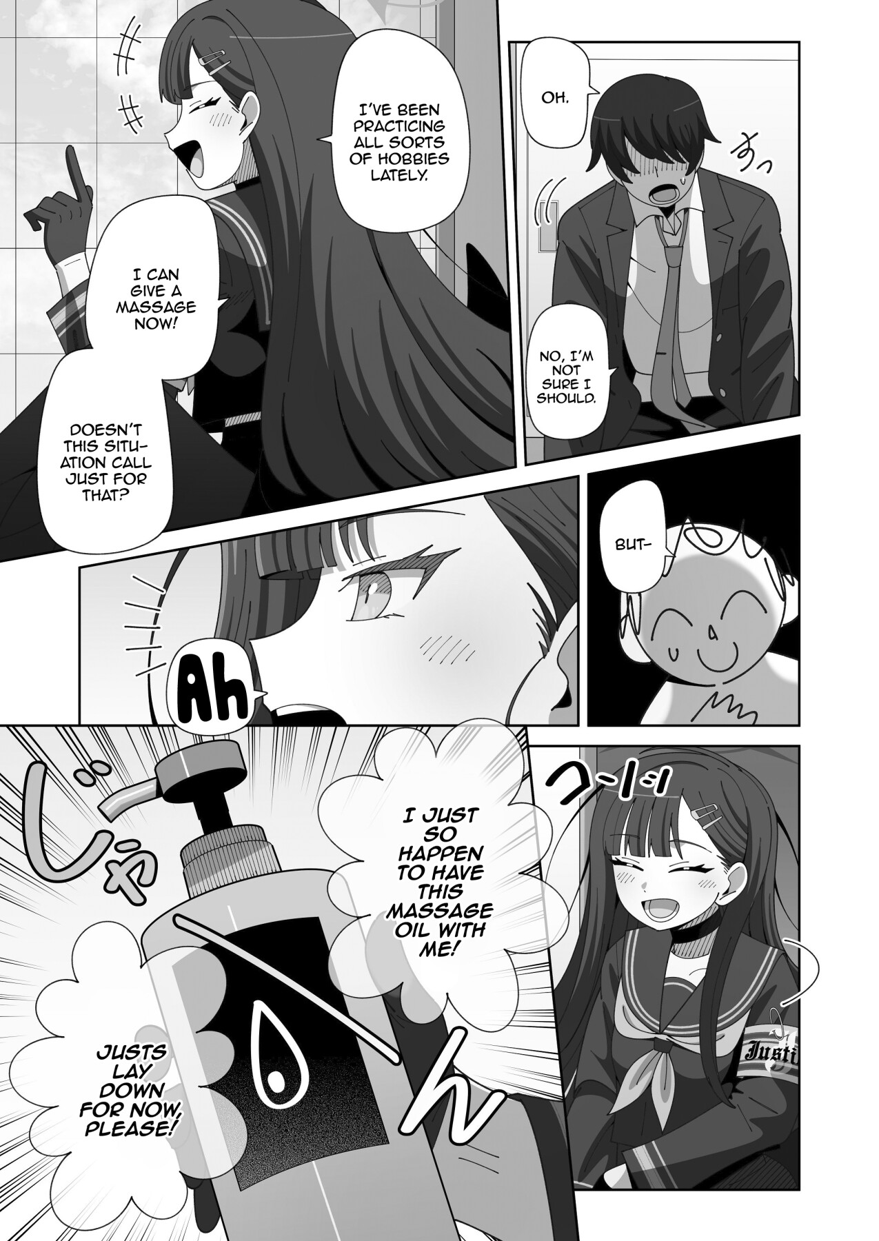 Hentai Manga Comic-Getting A Slippery Oil Massage From Ichika-Read-4